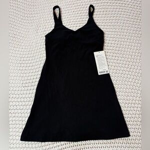 lululemon align dress black size 6